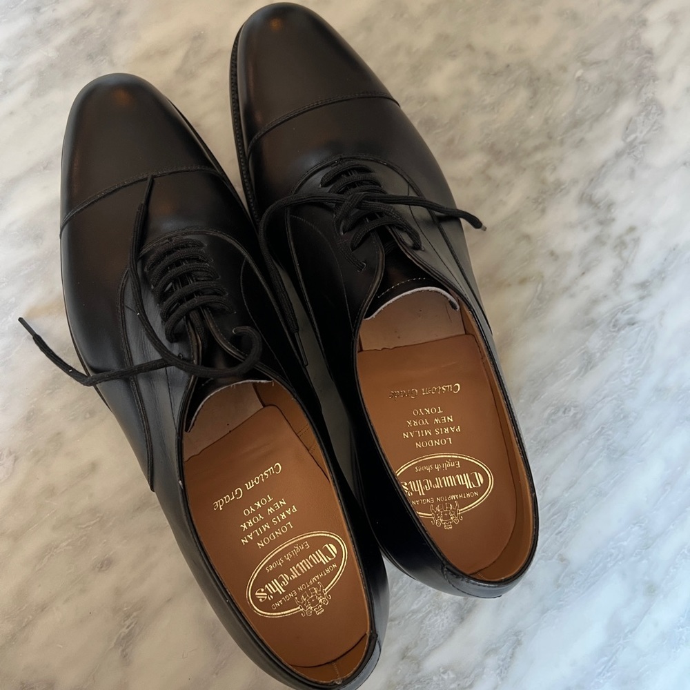 NWOT Church’s Dubai calf leather oxford black - Picture 7 of 14